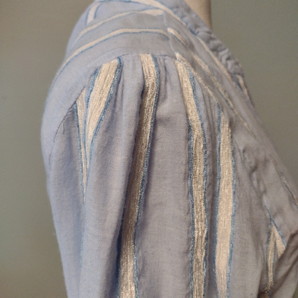 Anthropologie building  size 10 striped top - Picture 5 of 8